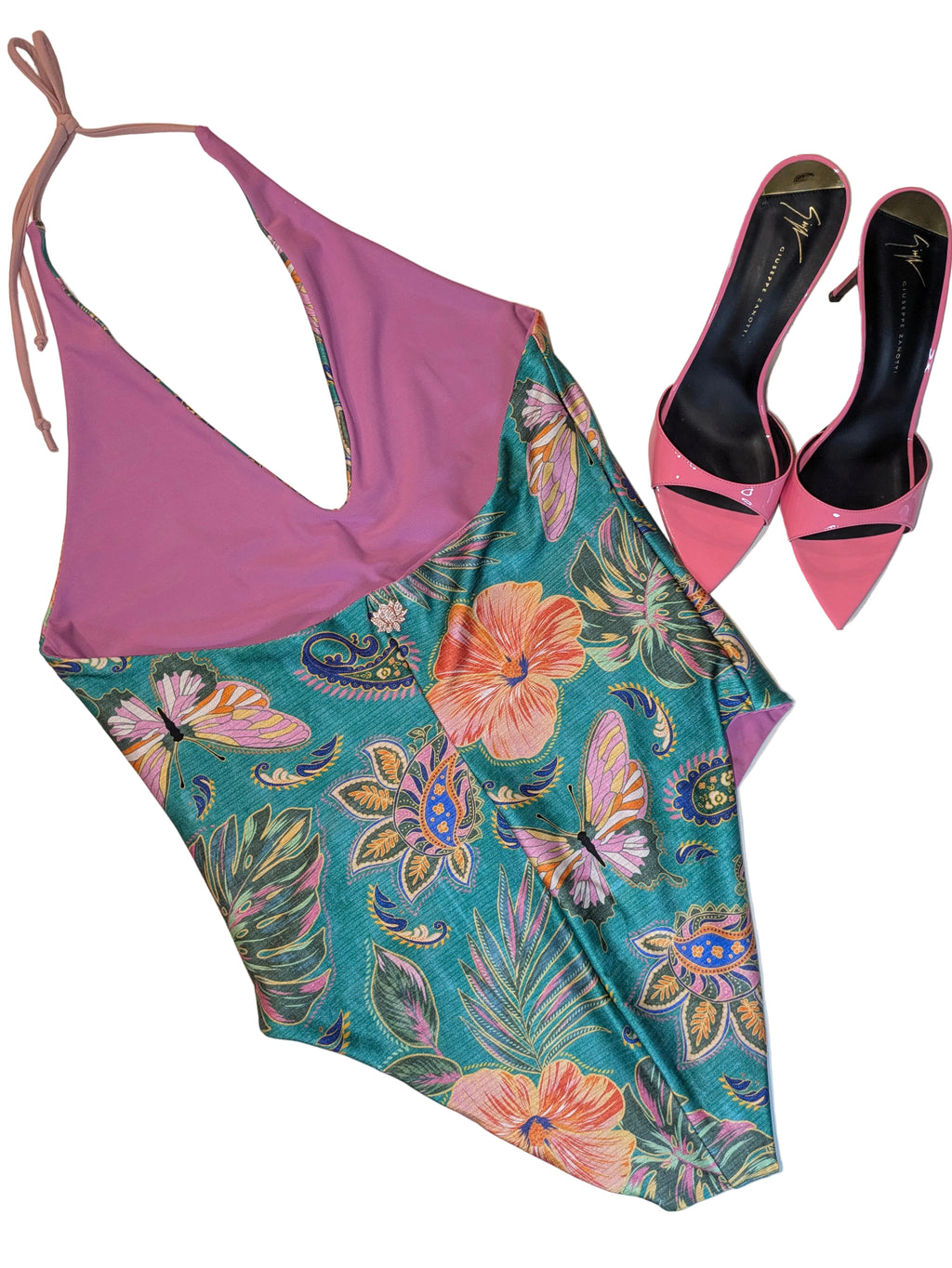 Holilotus Resort One-Piece- Tropical Motif