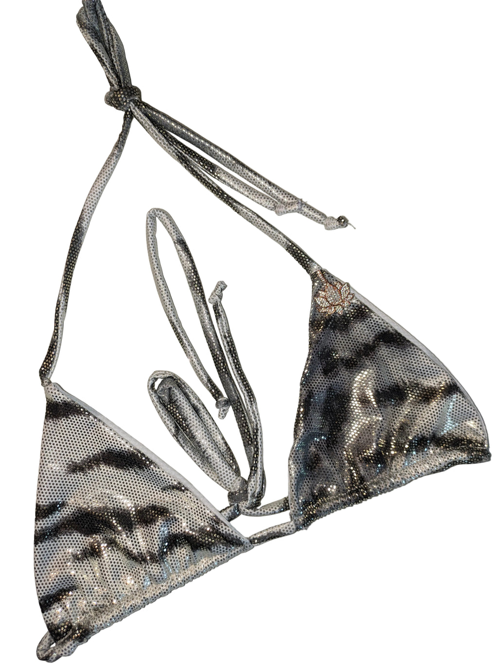 Royal Venom - Pearl White Snake Print Bikini