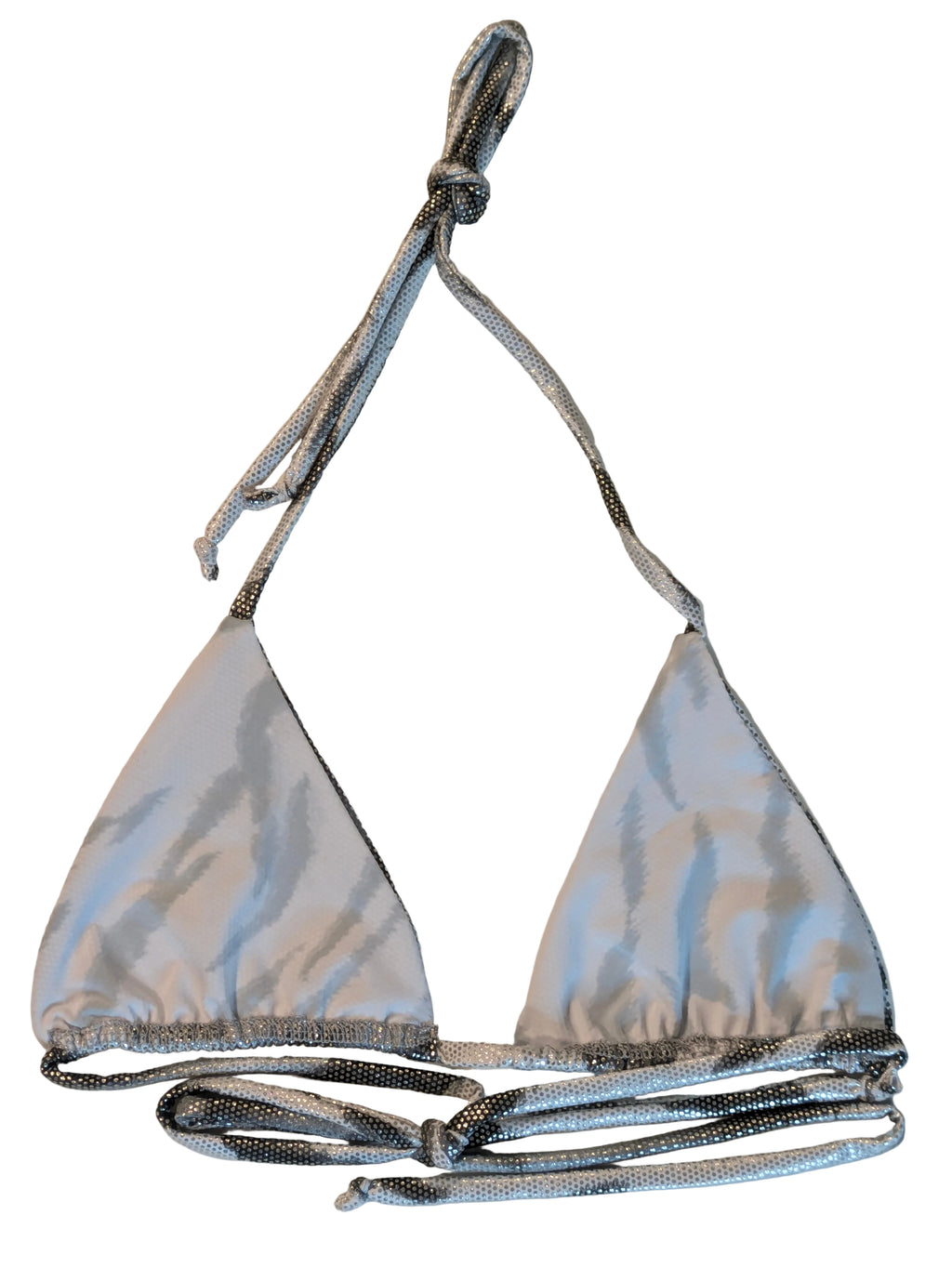 Royal Venom - Pearl White Snake Print Bikini