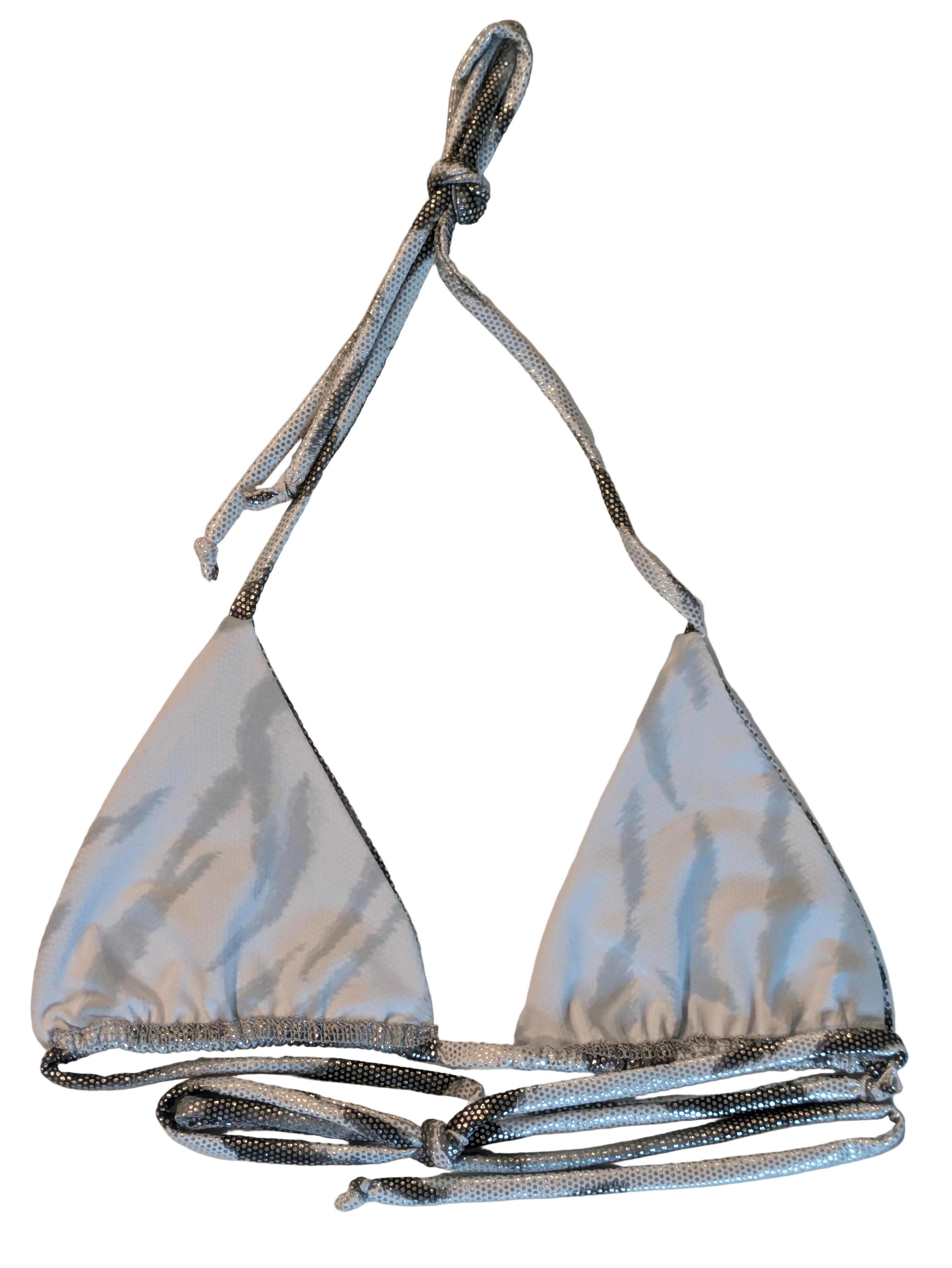 Royal Venom - Pearl White Snake Print Bikini