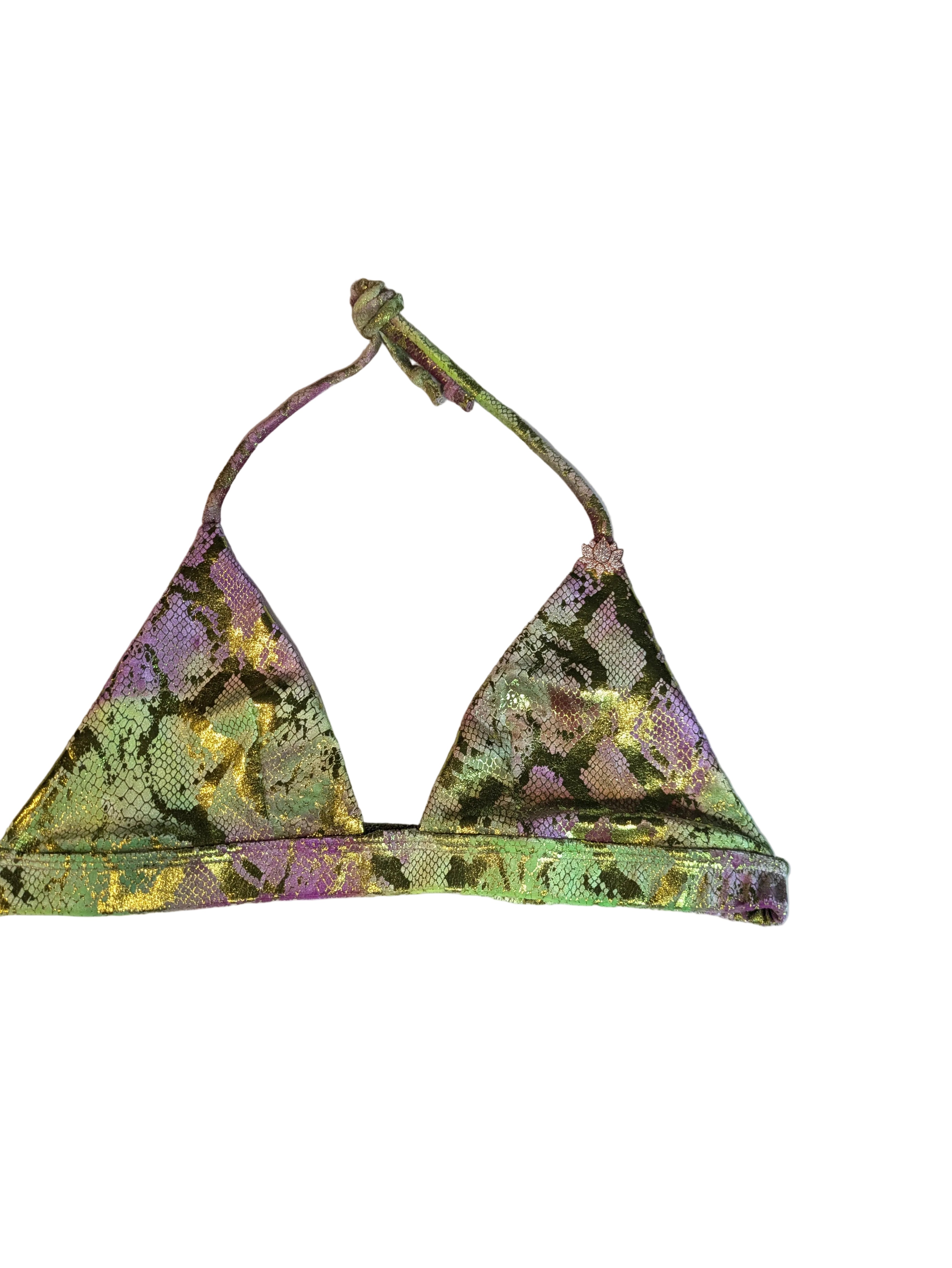 Emerald Cobra Print Bikini