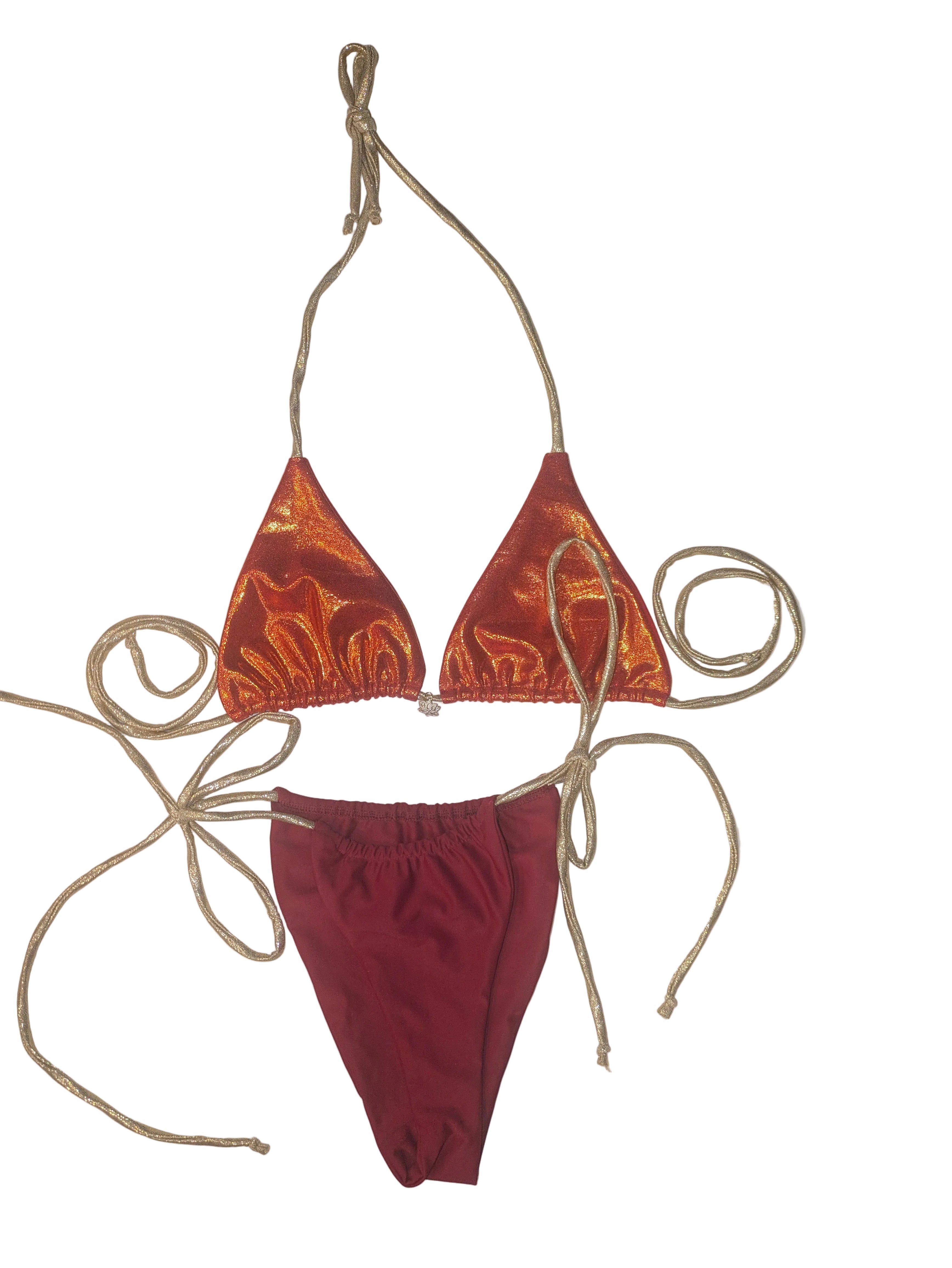 Saffron Spiced Sunset Bikini Set