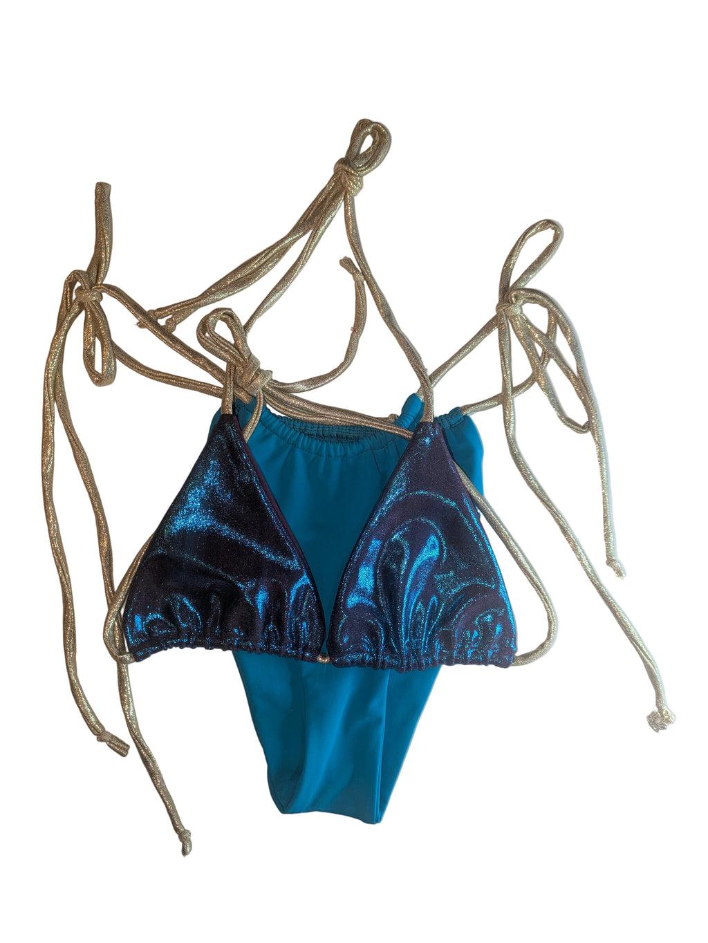 Royal Peacock Bikini Set