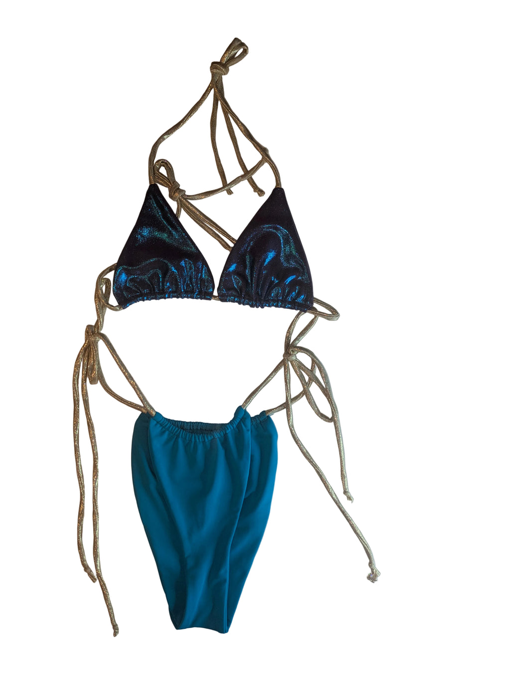 Royal Peacock Bikini Set