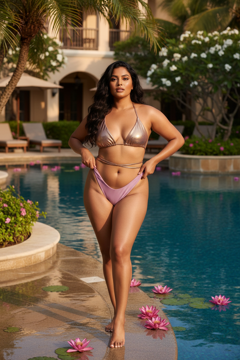 Shelly Pink & Gold Shimmer - Correct Style